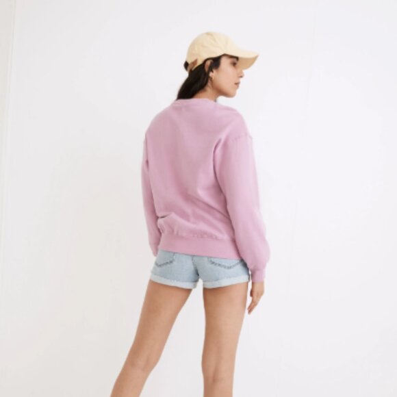 Madewell x Parks Project Zion Organic Sweatshirt Crewneck Purple Lavender - Picture 2 of 8